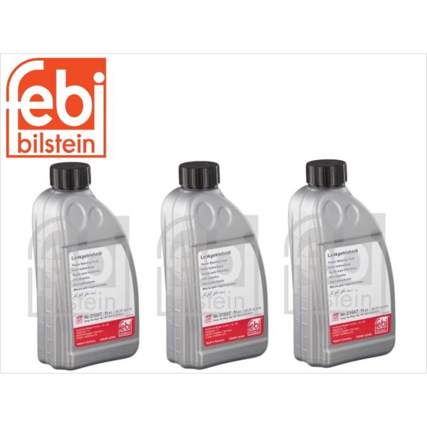 FEBI 新品 ベンツ パワステオイル3本セット W168 W203 W204 W209 W219 ...