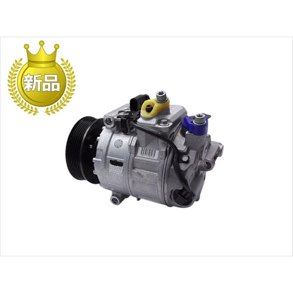 新品 アウディ Q7 3.6FSIクワトロ 4LBHKS エアコン コンプレッサー トゥアレグ 7L...