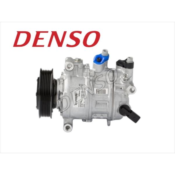 DENSO 新品 アウディ A4 A5 B8 Q5 8R 2.0TFSI エアコン コンプレッサー ...