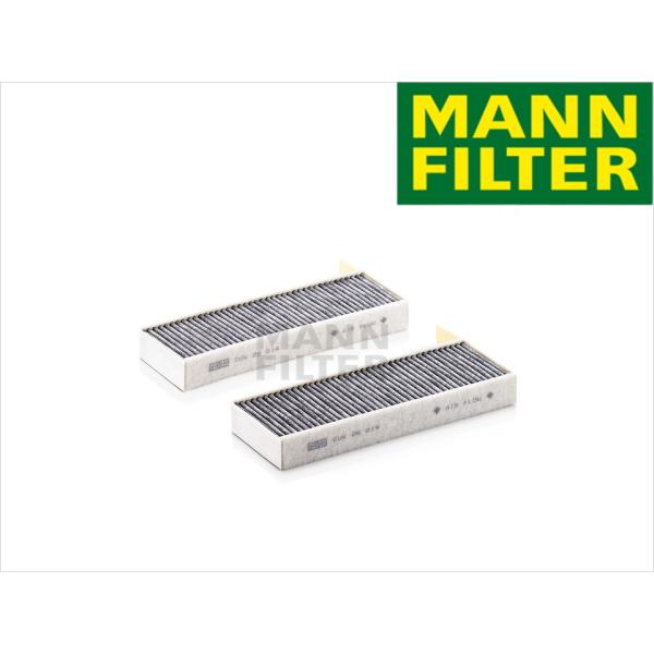 2枚 MANN-FILTER 新品 プジョー 308 T9 P5 活性炭入り エアコン フィルター ...