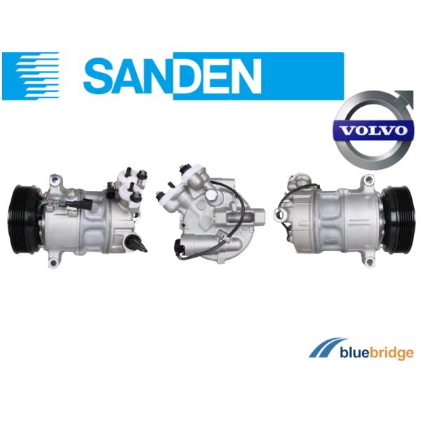 SANDEN 新品 ボルボ エアコンコンプレッサー 31348965 31407759 314699...