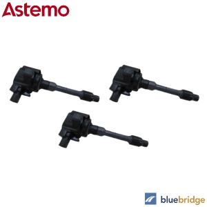 3本セット ASTEMO ホンダ N-BOX カスタム JF3 JF4 イグニッションコイル 30520-58G-003 30520-58G-013 U20H01-COIL｜ブルーブリッジ