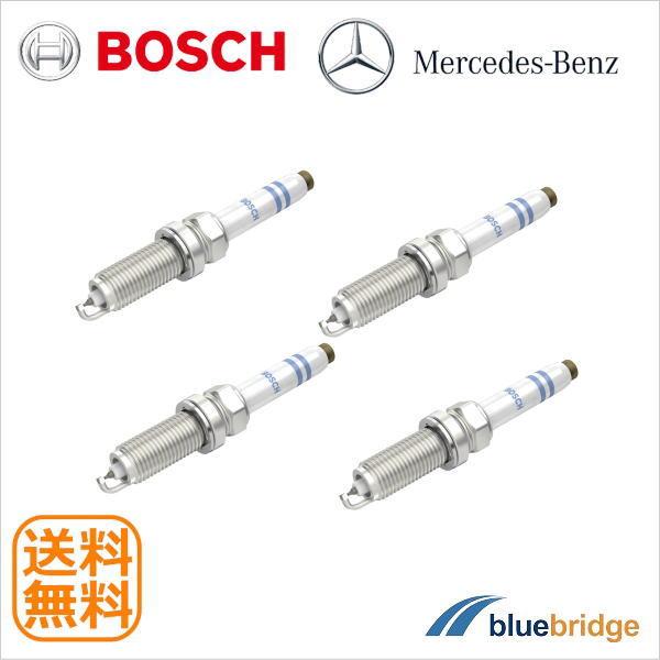4本セット BOSCH ベンツ Sクラス W222 R217 スパーク プラグ VA6SIP80 0...