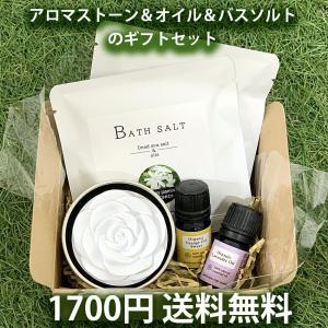 アンドエスエイチ アロマストーン フラワー＆リーフ＆ソルト セット