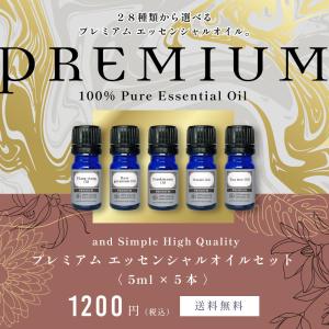 エッセンシャルオイル セット 5ml×5本セット アロマプレミアムセット3 /＆SH 精油 お試し tg_smc +lt3+｜bluechips