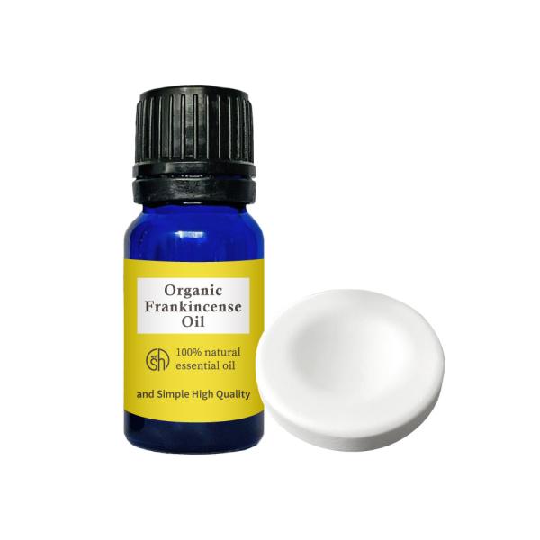 アロマストーン &amp;精油セット &amp;SH エッセンシャルオイル オーガニック認証 フランキンセンス 10...