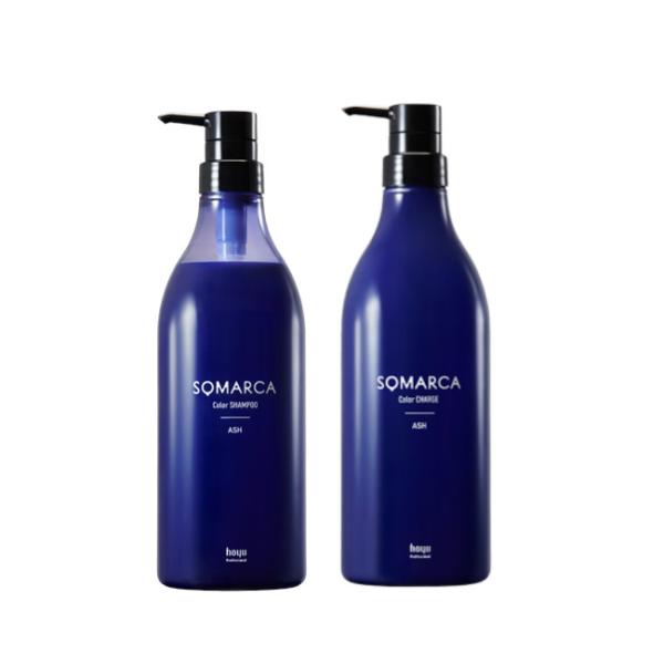 ホーユー ソマルカ カラーシャンプー770g + カラーチャージ750g アッシュ セット