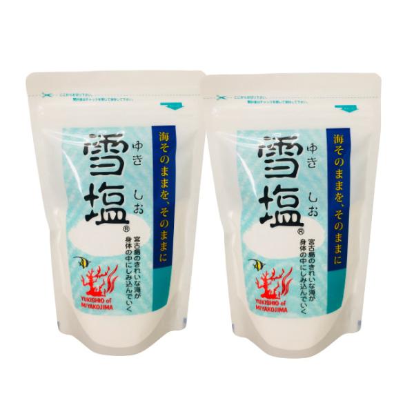 雪塩 120g × 2袋セット / 沖縄 宮古島 ミネラル 塩 パウダーソルト /