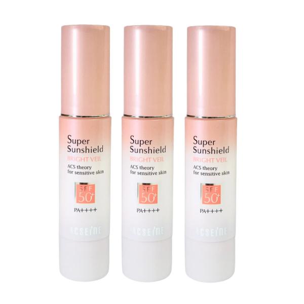 アクセーヌ スーパーサンシールド ブライトヴェール 01 ピンクベージュ SPF50+・PA++++...