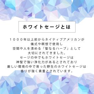 浄化用 ホワイトセージ カリフォルニア産 無農...の詳細画像3