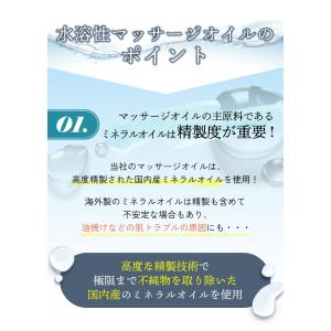 水溶性マッサージオイル ポンプ 容器 無香料 ...の詳細画像5