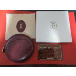 カルティエ Cartier マストライン コインケース 箱・ギャランティカード付（中古）｜bluecider-store
