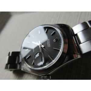 ロレックス 6694 オイスターデイト プレシジョン 34mm ブラック 腕時計（中古）｜bluecider-store