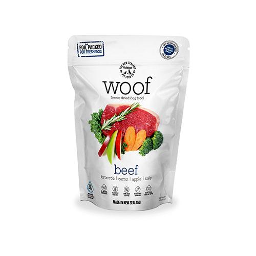 WOOF ワフ フリーズドライドッグフード ビーフ 280g ニュージーランド