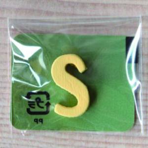 ミニカラー ローマ字イエロー S 日本