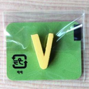 ミニカラー ローマ字イエロー V 日本