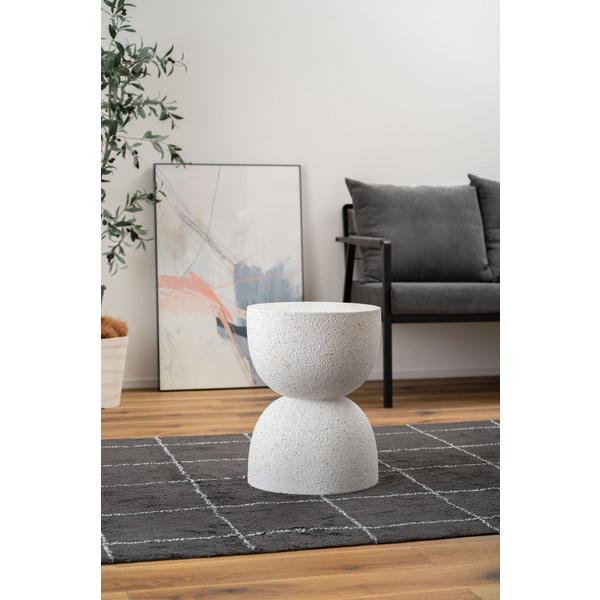 東谷 サイドテーブル ホワイト W35×D35×H46 完成品 AST-61WH