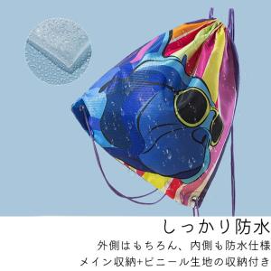 防水 撥水 ナップサック バックパック ナップ...の詳細画像4