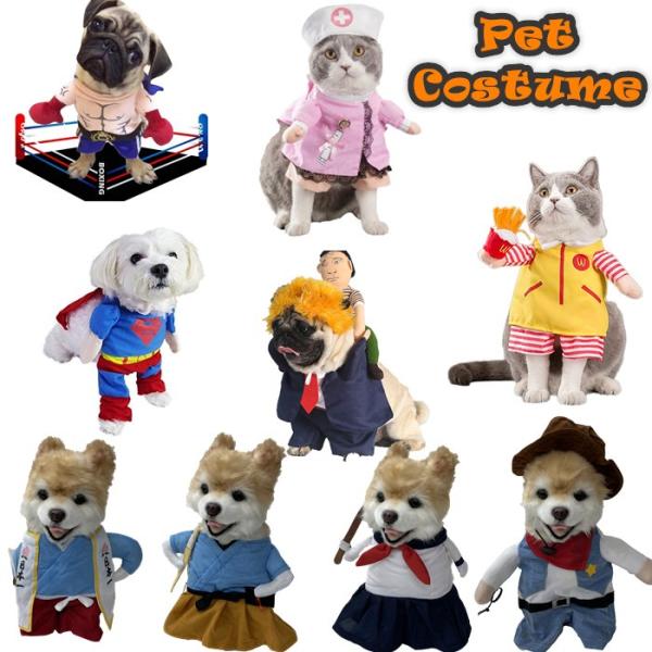 ペット ハロウィン 犬 猫 服 コスプレ サラリーマン コスチューム おもしろグッズ 秋 冬 変装 ...