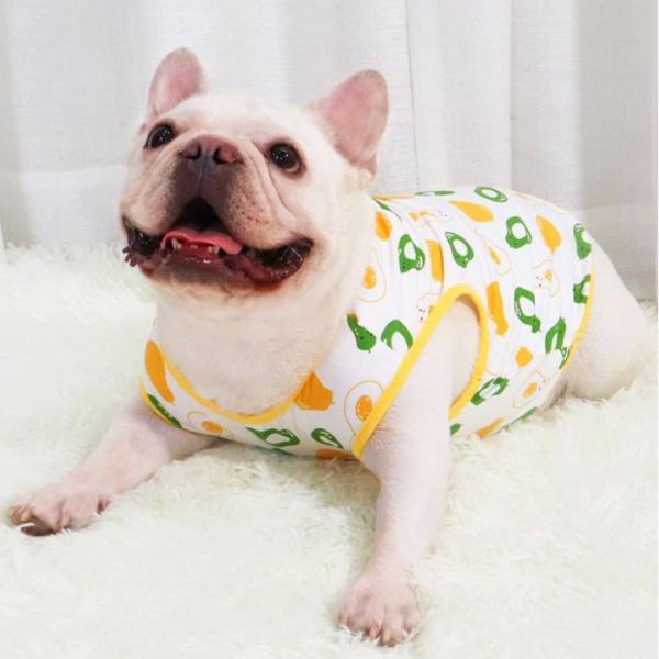 タンクトップ フレンチブルドッグ 犬 服 ペットの服 ペット服 アボカド フレブル ドッグウェア 小...