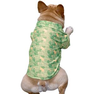 売り尽くし 犬 アロハシャツ 夏 フレンチブル...の詳細画像2