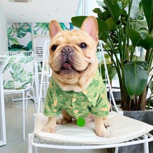 売り尽くし 犬 アロハシャツ 夏 フレンチブル...の詳細画像5