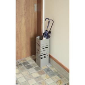 東谷 傘立て W15.5×D15.5×H49 グレー/ホワイト スチール(粉体塗装)  LFS-180