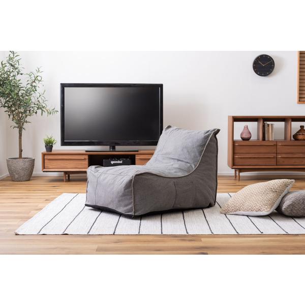 東谷 リラックス ソファ グレー W70×D102×H68×SH35 組立式 LSS-51GY