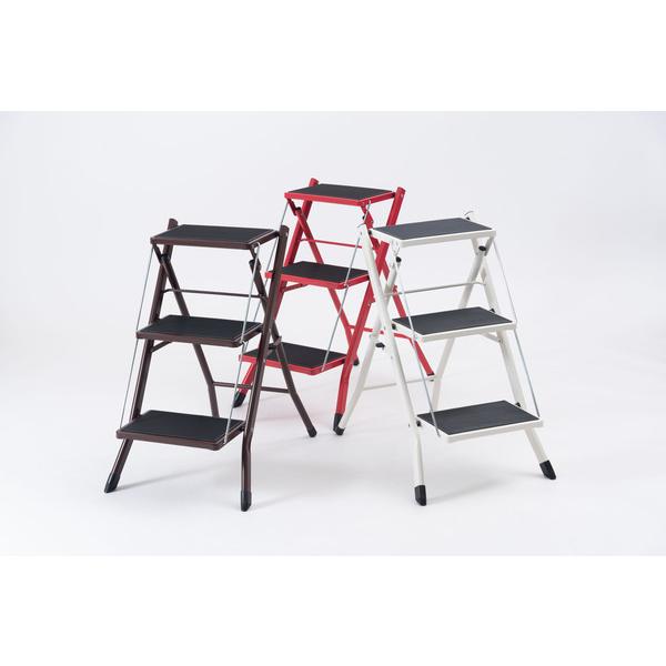 東谷 ステップ台 W42.5×D65.5×H68 スチール(粉体塗装) ポリプロピレン 完成品 折り...