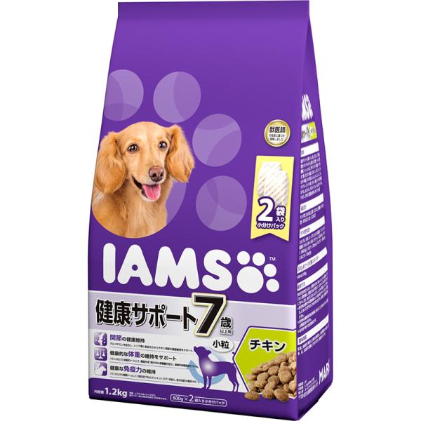 [マース] アイムス 7歳以上用 健康サポート チキン 小粒 1.2kg タイ