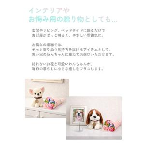 犬 ぬいぐるみ レインボーローズブーケ セット...の詳細画像5