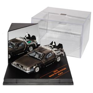 1/43ダイキャストムービーコレクション　バックトゥザフューチャー デロリアン Amazon | ムービーメカ バックトゥザフューチャー 143