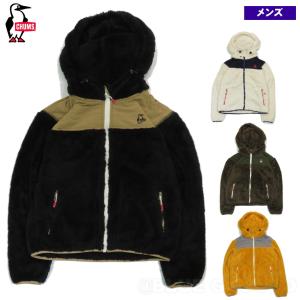 43%オフ チャムス / エルモ フリース フルジップパーカー メンズ   アウター フリース パーカー ジャケット もこもこ ふわふわ アウトドア