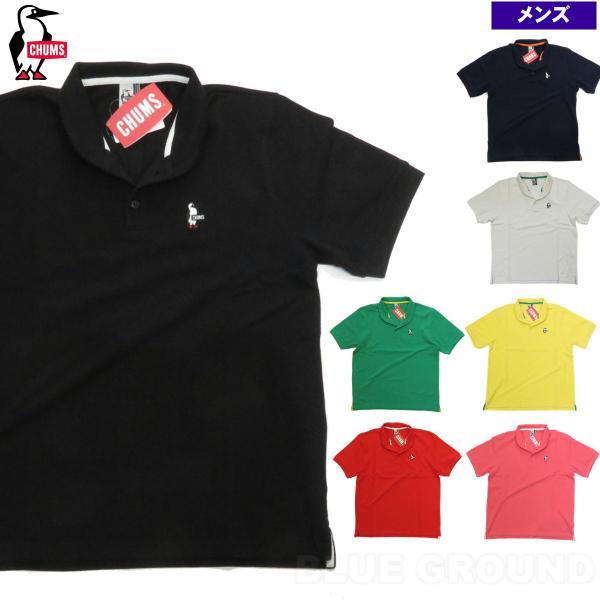 在庫セール10%オフ チャムス / ブービー ショール ポロシャツ ・ メンズ 鹿の子 ブランド ア...