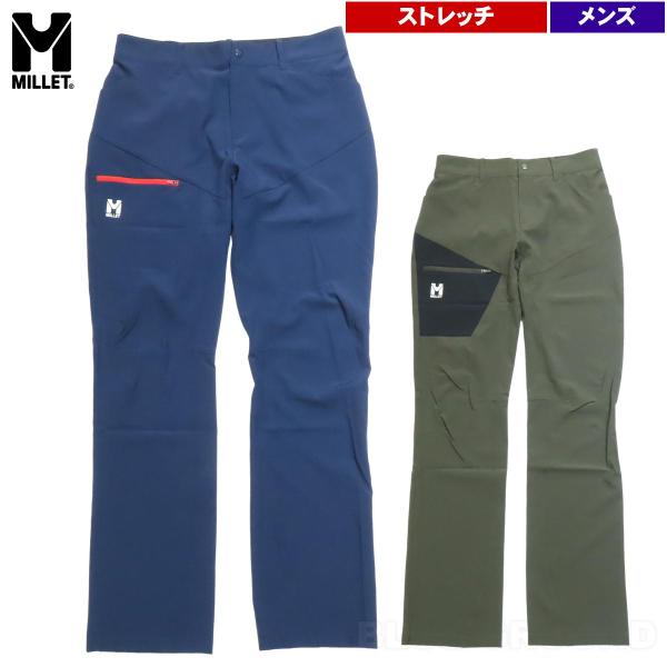 ミレー / ワナカ パンツ メンズ ・ ソフトシェル ストレッチ 撥水 軽量 ライト 細身 スマート...