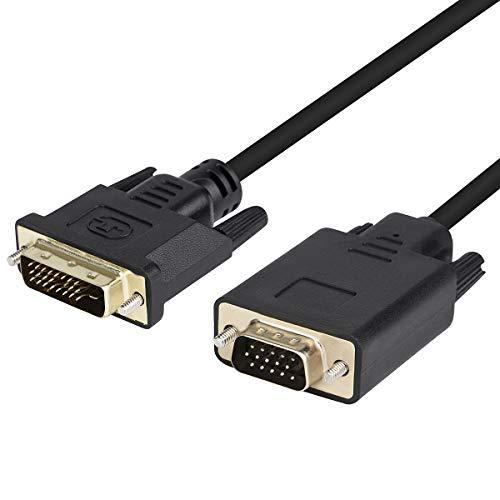 DVI to VGA 変換ケーブル 1.8m DVI VGA 変換アダプタ 1080P対応 DVI ...