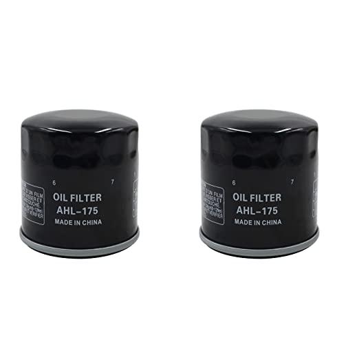 AHL [2個] バイク用 オイルフィルター オイルエレメント 互換車種:ハーレー ストリート Ha...