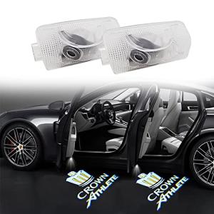 Akarin カーテシランプ ドアウェルカムライト カーテシランプ LEDロゴ投影 車用ドアランプ 2個セット クラウン車用