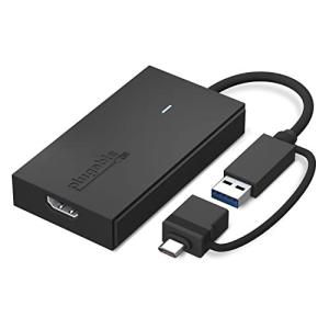Plugable USB Type-C グラフィック変換アダプター、USB-C HDMI 用 Mac Windows 対応、最大解像度 1080p@6｜bluehawaii