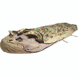 MIL-TEC スリーピングバッグ カバー 防水 透湿 3層式 - WOODLAND Camo迷彩