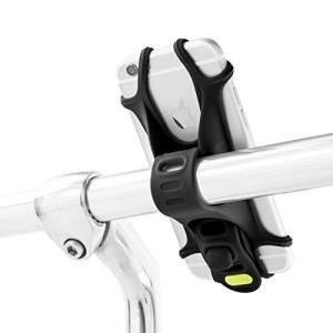 Bone Bike Tie X 自転車 スマホ ホルダー 超軽量 全シリコン製 脱着簡単 脱落防止 4-6インチのスマホに対応 iPhone 8 7