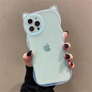 iphone12 ケース 韓国 可愛い 猫耳 透明 カラフル スマホケース スマホカバー あいふぉん12 ケース iphone ケース シンプル ソフ