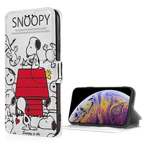 Snoopy スヌーピー IPhone7 ケース/iPhone8 IPhone SE 第2世代 ケース マグネット カード収納 カードポケット付き Q