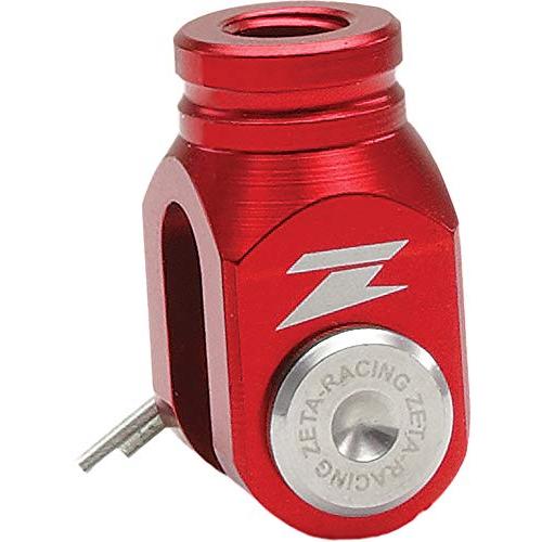 ジータ(ZETA) リヤブレーキクレビス アルミ レッド スズキ[SUZUKI] カワサキ[KAWA...