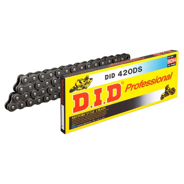 D.I.D(大同工業)バイク用チェーン クリップジョイント付属 420DS-104RB STEEL(...