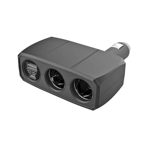 カシムラ(Kashimura) 2連ダイレクトソケット PD30W/リバーシブルUSB 自動判定 K...