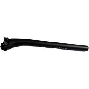 roadkey バイク シートポスト サイクリング 自転車 ロードMTB バイク フルカーボンファイバー 直径25.4mm 長さ350mm ブラック｜bluehawaii
