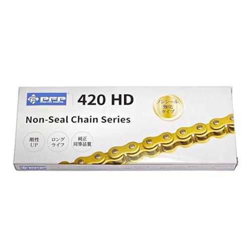 PFP(ピーエフピー) バイク用 チェーン 420HD-98L 強化 クリップジョイント 420-9...