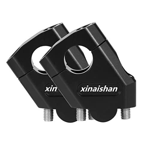 xinaishan バイク用ハンドルバーライザー オートバイハンドルバー ライザー ハンドルポスト2...