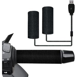 グリップヒーター 巻くだけ 12V用 温度2段調節 高温/低温 電熱